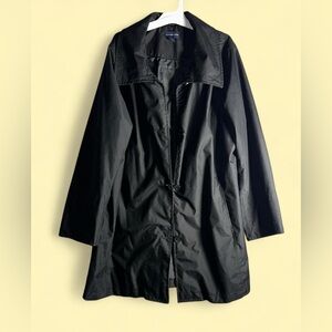 Lands' End Classic Black Outerwear